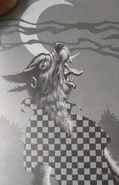 Jack disguised as a werewolf.