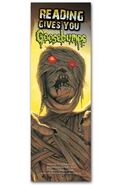 The Curse of the Mummy's Tomb promotional bookmark