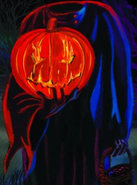 A Pumpkin Head as depicted on the Korean cover of Attack of the Jack-O'-Lanterns.