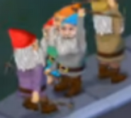 Lawn Gnomes attacking in Goosebumps HorrorTown.