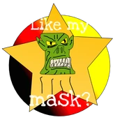 'Like my mask? Share my fan art or just say you like it