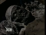 Dontwakemummy 4.jpg (27 KB) A close-up of a mummy's face from the television episode of Don't Wake Mummy.