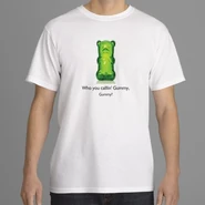 Some boring dude wearing AMAZING gummy merch