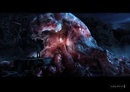 Concept art of the Blob from Goosebumps.