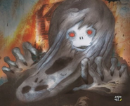 The Shadow Figure as depicted on the Korean cover of The Ghost Next Door.
