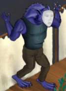 Sabre dancing animation in Goosebumps HorrorTown.