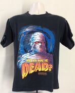 What will wake the dead? T-shirt front.