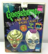 The Haunted Mask and Curly Walkie Talkies in package.