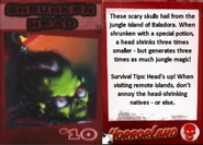 Monster Card #10: Shrunken Head