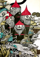 Planet of the Lawn Gnomes - Korean Artwork