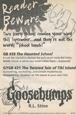 Book advertisement from Deep Trouble II. Also advertises The Twisted Tale of Tiki Island.