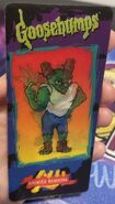 Lenticular bookmark given away in packets of Sugar Puffs cereal during 1997 in the UK