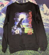 14 Werewolf Fever Swamp verttitle 90s black sweatshirt