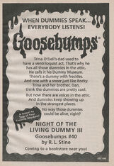 OS 40 Night of the Living Dummy III bookad from OS39