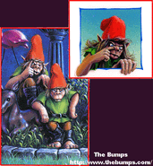 Original nose picking gnome art.