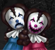 KatieAmandaStitchedEyeMouthMasks.png (826 KB) Katie and Amanda in their monster forms depicted in Goosebumps HorrorTown.