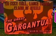 A poster advertising the Great Gargantua.