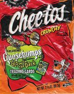 1996 Cheetos bag advertising mail-in-offer for Glow-in-the-Dark cards