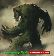 Concept art of the Swamp Monster from the Goosebumps film.