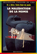 No: 1 Title: La Malédiction de la Momie Translated title: The Curse of the Mummy Illustrator: Henri Galeron Country: France Language: French Release date: March 23, 1995 Publisher: Bayard Poche