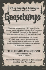 Book advertisement from The Haunted Mask II.