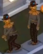 The Scarecrows as they appear in Goosebumps HorrorTown.