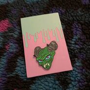 Enamel badge found on Etsy