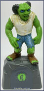 Front of figure (with slime-look on clothes, note heart tattoo missing from his left arm).