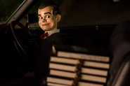 Slappy the Dummy in the Haunted Car.