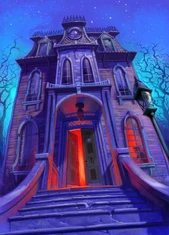 2010 Classic Goosebumps artwork by Brandon Dorman.