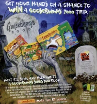 Goosebumps Series 2000 Lunchables Ad