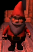 A red Gnome in Goosebumps Night of Scares.