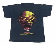 11 Haunted Mask only gradient title blue 90s T-shirt
