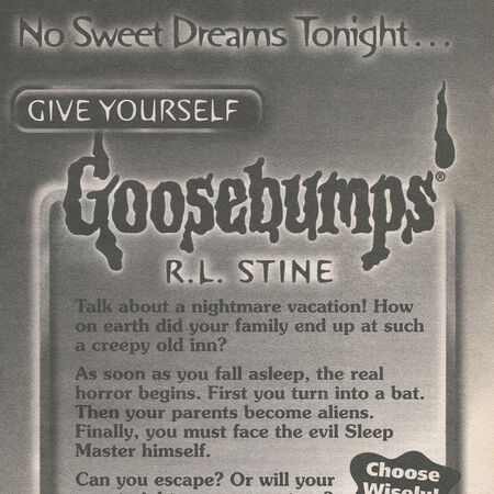 It's Only a Nightmare! | Goosebumps Wiki | Fandom It's Only a Nightmare! | Goosebumps Wiki | Fandom