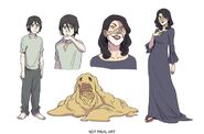 Full-body and headshot views of Keith and Sybil Wicked, along with Blob Keith.