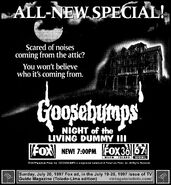 Night of the Living Dummy 3 Print Ad