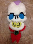 Curly Fright Faces plush pillow