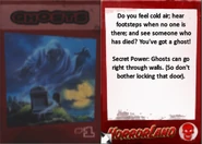 Monster Card #1: Ghosts