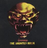 11 Haunted Mask only gradient title blue 90s T-shirt detail