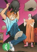 GBCard07.jpg (21 KB) Evan as depicted on a Topps trading card.