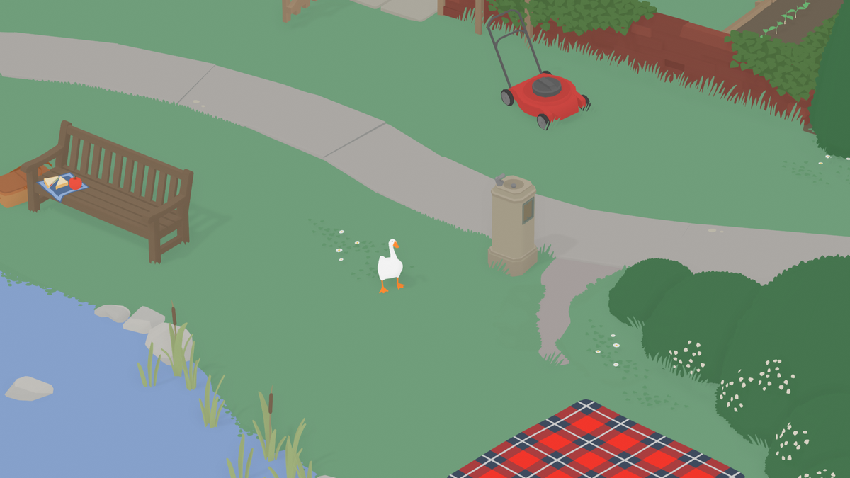 Beautiful achievement in Untitled Goose Game