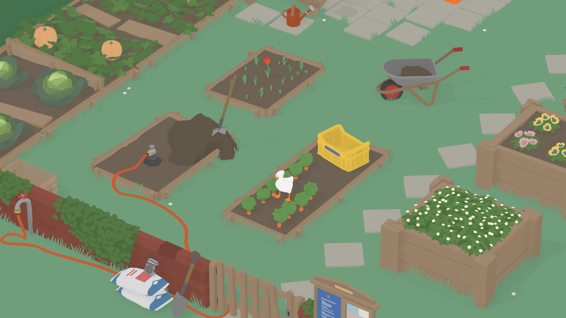 Untitled Goose Game The Garden to do list guide - Polygon