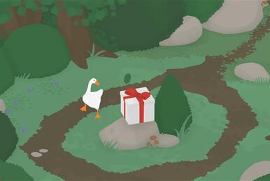 help the woman dress up the bust [ Untitled Goose Game FAST