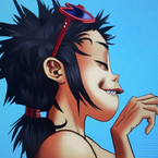 Noodle en la Cuarta Fase por Jamie Hewlett.