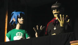 Куклы 2-D и Мёрдока.