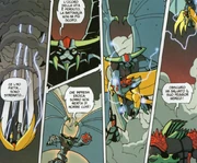 Obscurio salva il suo acerrimo nemico riconoscendone il valore ne La Battaglia dei Giganti.