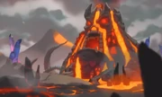 Il Vulcano nel prologo di Gormiti Legends.