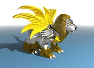 Modello CGI di Luxalion dal corto animato Mythos Scontro Finale.