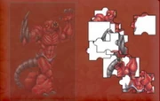 Puzzle di Magmion nei giochi del Gormiti Club.
