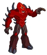 Artwork di Sparafuoco dalla serie animata.